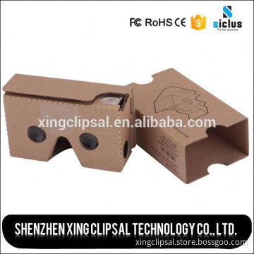 oem custom logo vr 3d cardboard glasses headsets